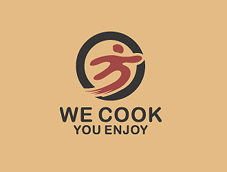 彭波的We Cooklogo設計