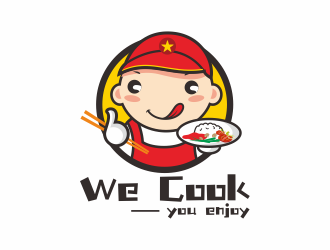 何嘉健的We Cooklogo設(shè)計