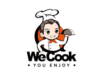 勇炎的We Cooklogo設(shè)計