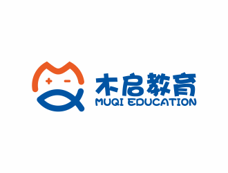 何嘉健的木啟教育logo設(shè)計logo設(shè)計