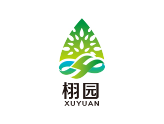 黃安悅的栩園盆景單色logo設(shè)計(jì)logo設(shè)計(jì)