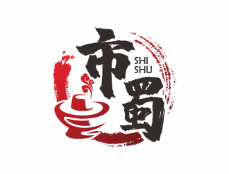 何嘉健的市蜀美食logo設計logo設計