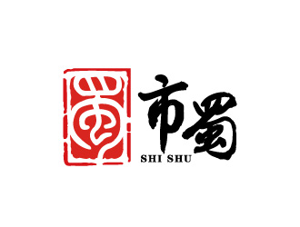 周金進(jìn)的市蜀美食logo設(shè)計logo設(shè)計