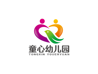 王濤的童心幼兒園logo設計