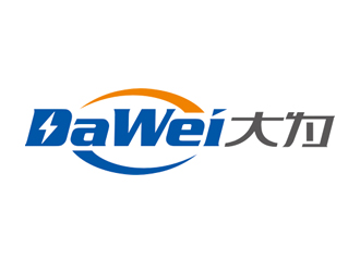 趙鵬的DaWei字母LOGO設(shè)計，酷炫簡潔，有力量感l(wèi)ogo設(shè)計