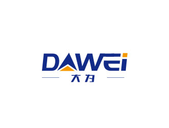 朱紅娟的DaWei字母LOGO設(shè)計，酷炫簡潔，有力量感l(wèi)ogo設(shè)計