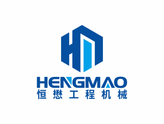 何嘉健的HM/恒懋工程機械logo設(shè)計