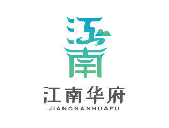 張俊的江南華府房地產(chǎn)開發(fā)logo設(shè)計(jì)