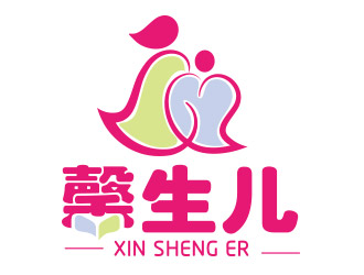 向正軍的馨生兒logo設(shè)計