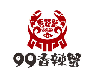 郭慶忠的99香辣蟹logo設計