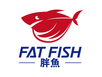 向正軍的胖魚休閑鞋品牌logologo設計