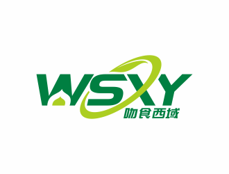 何嘉健的吻食西域新疆連鎖超市l(wèi)ogo設計logo設計