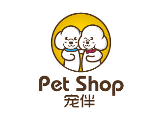 張俊的寵伴寵物店logologo設(shè)計