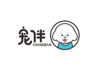 郭慶忠的寵伴寵物店logologo設(shè)計