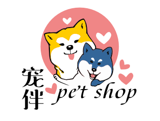 姜彥海的寵伴寵物店logologo設(shè)計