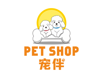 鄭錦尚的寵伴寵物店logologo設(shè)計