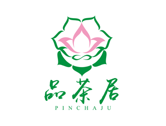 譚家強(qiáng)的品茶居素食餐廳標(biāo)志設(shè)計logo設(shè)計