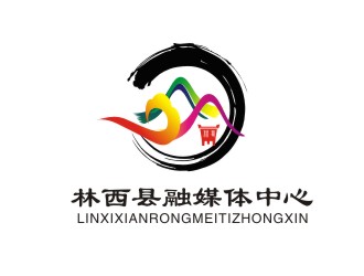 楊占斌的林西縣融媒體中心logo設(shè)計