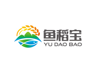 周金進的魚稻寶logo設計