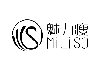 勞志飛的魅力瘦   MI LI SOlogo設(shè)計(jì)