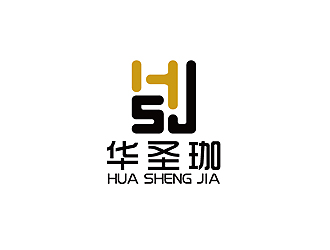 秦曉東的華圣珈HUA SHENG JIAlogo設(shè)計