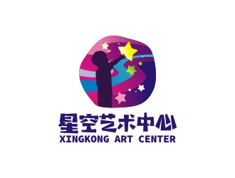 曾翼的星空藝術中心logo設計