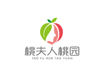 周金進(jìn)的桃夫人桃園logo設(shè)計