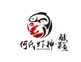 黃安悅的何氏蝦神. 酸菜魚(yú)logo設(shè)計(jì)