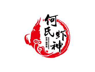 孫金澤的何氏蝦神. 酸菜魚(yú)logo設(shè)計(jì)