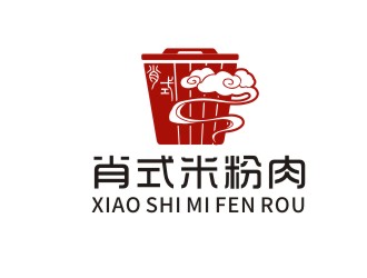 楊占斌的肖式米粉肉logo設(shè)計