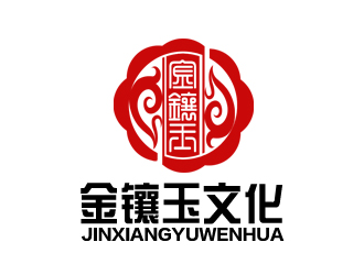 余亮亮的山西金鑲玉文化傳媒有限公司！金鑲玉logo設(shè)計(jì)