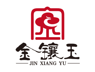 向正軍的山西金鑲玉文化傳媒有限公司！金鑲玉logo設(shè)計(jì)