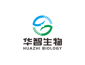 湯儒娟的華智生物科技股份有限公司logo設(shè)計