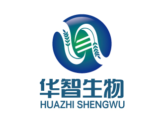 連杰的華智生物科技股份有限公司logo設(shè)計