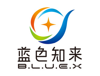 向正軍的上海藍色知來科技有限公司logo設(shè)計