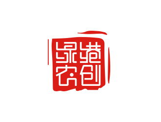 黃安悅的綠港農(nóng)創(chuàng)logo設計