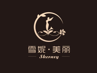 朱紅娟的雪妮美麗美容SPA連鎖機構(gòu)logo設(shè)計