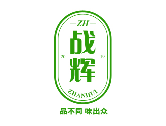 夏孟的戰(zhàn)輝農產品商標設計logo設計