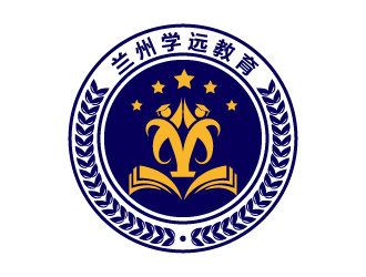 連杰的蘭州學遠教育logo設計