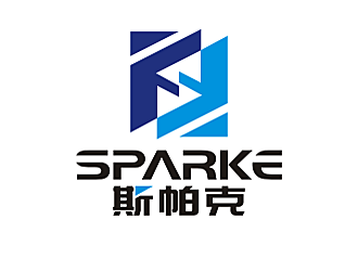 勞志飛的品牌：sparke ，公司名稱：秦皇島斯帕克技術(shù)工程有限公司logo設(shè)計(jì)