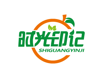 連杰的時光印記水果茶logo設計logo設計