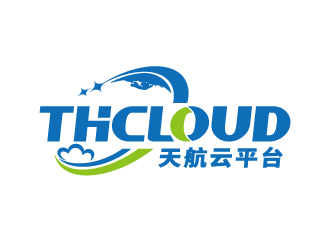 張俊的THCLOUD   天航云平臺logo設(shè)計