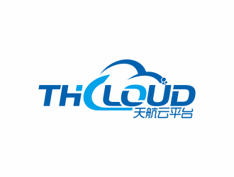 何嘉健的THCLOUD   天航云平臺logo設(shè)計