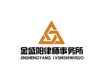 秦曉東的金盛陽律師事務(wù)所logo設(shè)計