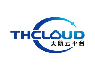 余亮亮的THCLOUD   天航云平臺logo設(shè)計