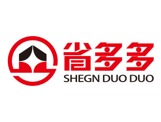 向正軍的省多多家居建材logo設計