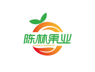 朱紅娟的陳林果業(yè)logo設計