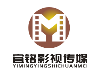 李杰的廣州宜銘影視傳媒有限公司logo設(shè)計