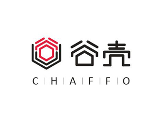 鄒小考的Chaffo谷殼logo設(shè)計