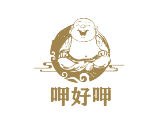 黃安悅的呷好呷餐飲卡通標(biāo)志設(shè)計logo設(shè)計